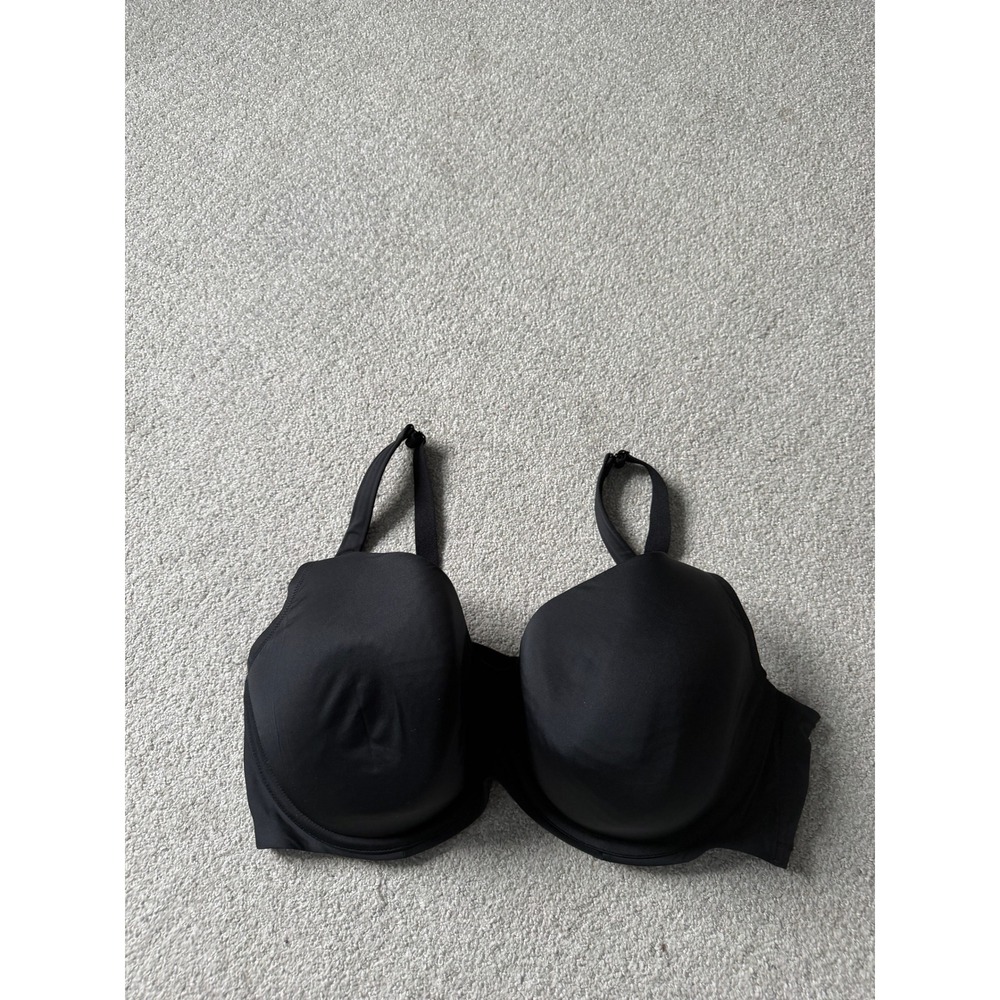 Cacique Cooling Lightly Lined Full Coverage Bra Size 42DDD Black
